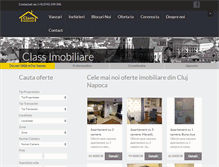 Tablet Screenshot of class-imobiliare.ro